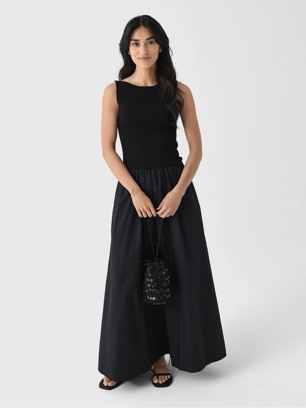 ST AGNI Women's Bateau Cut Out Dress